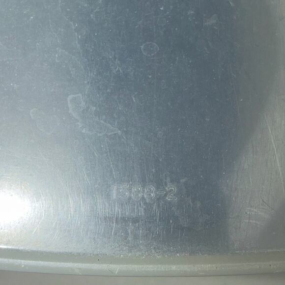 Vintage Tupperware Super Cereal Keeper Blue Flip Top Large Airtight Seal #1588-2 - Picture 3 of 5